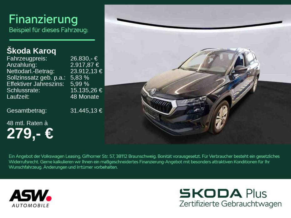 Skoda Karoq Selection 1.5 TSI DSG LED Navi AHK RFK ACC