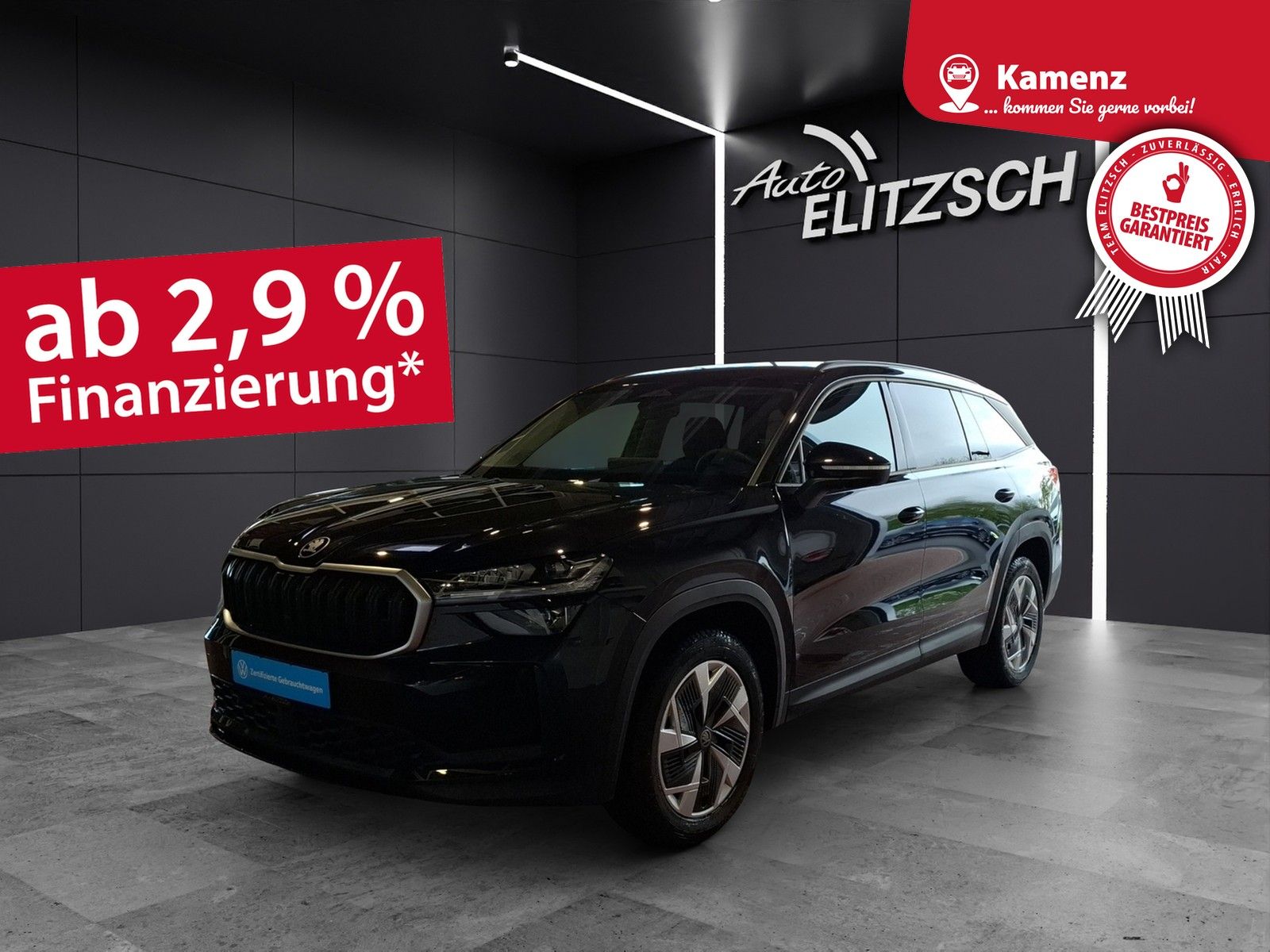 Fahrzeugabbildung SKODA Kodiaq TSI Selection DSG 4x4 7-Si Matrix AHK Nav