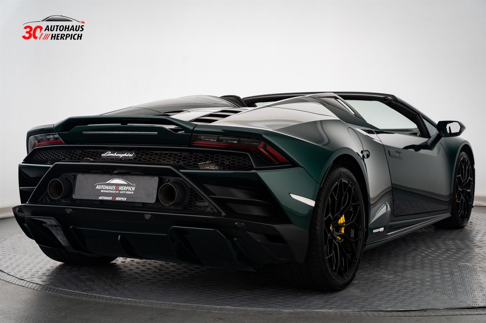 Lamborghini Huracán EVO RWD Spyder Verde Hydra Lift Sensonum foto 5