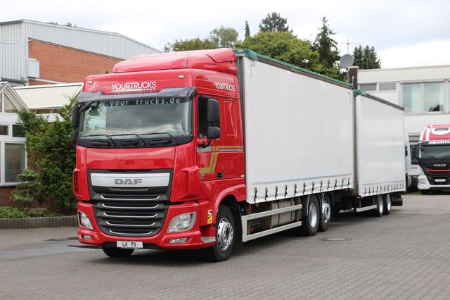 DAF  XF 460 SC 6x2/Jumbo Zug/Retarder/Hubdach/120m³