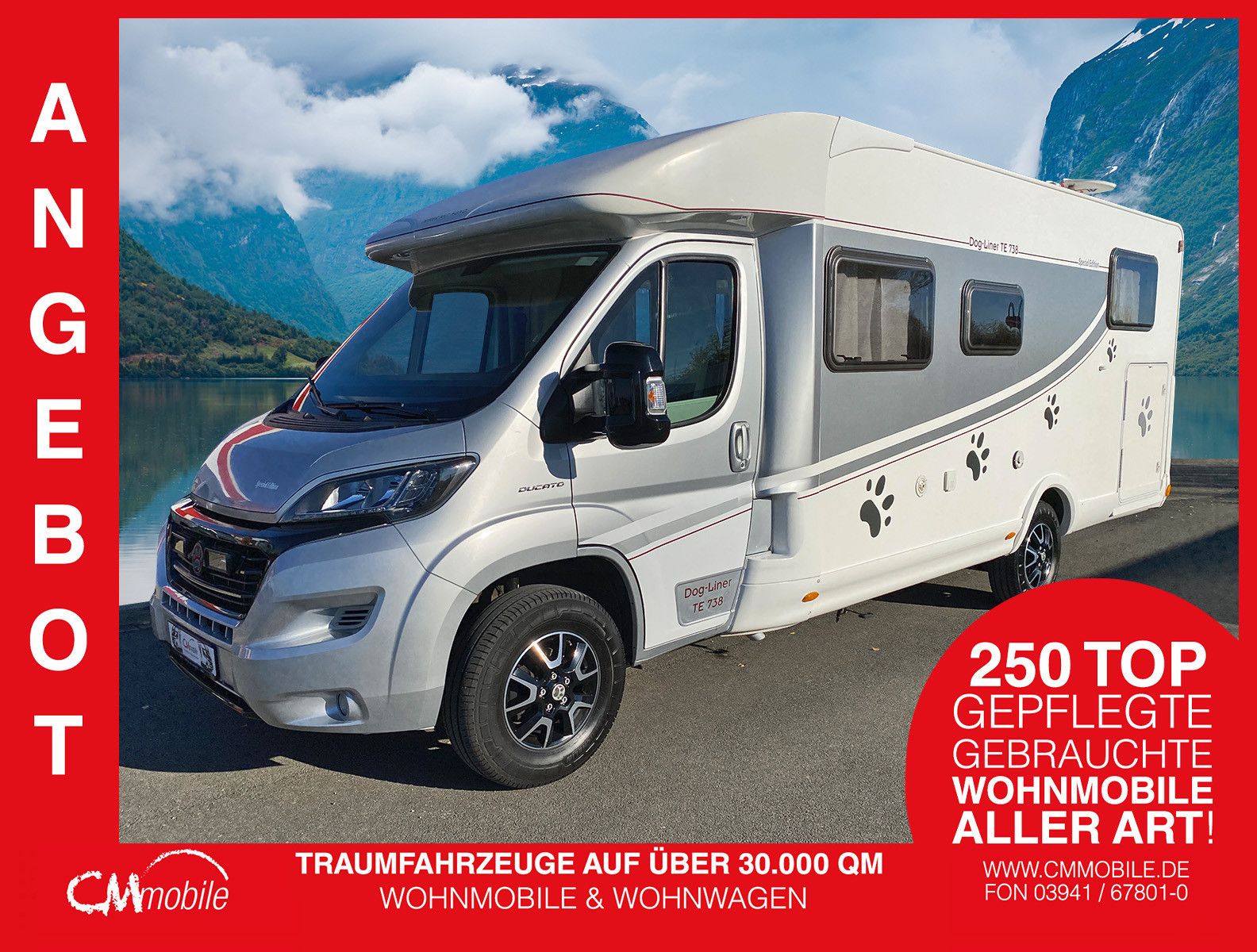 Miller
 Montana TE 738 DogLiner - Einzelbetten - Garage

