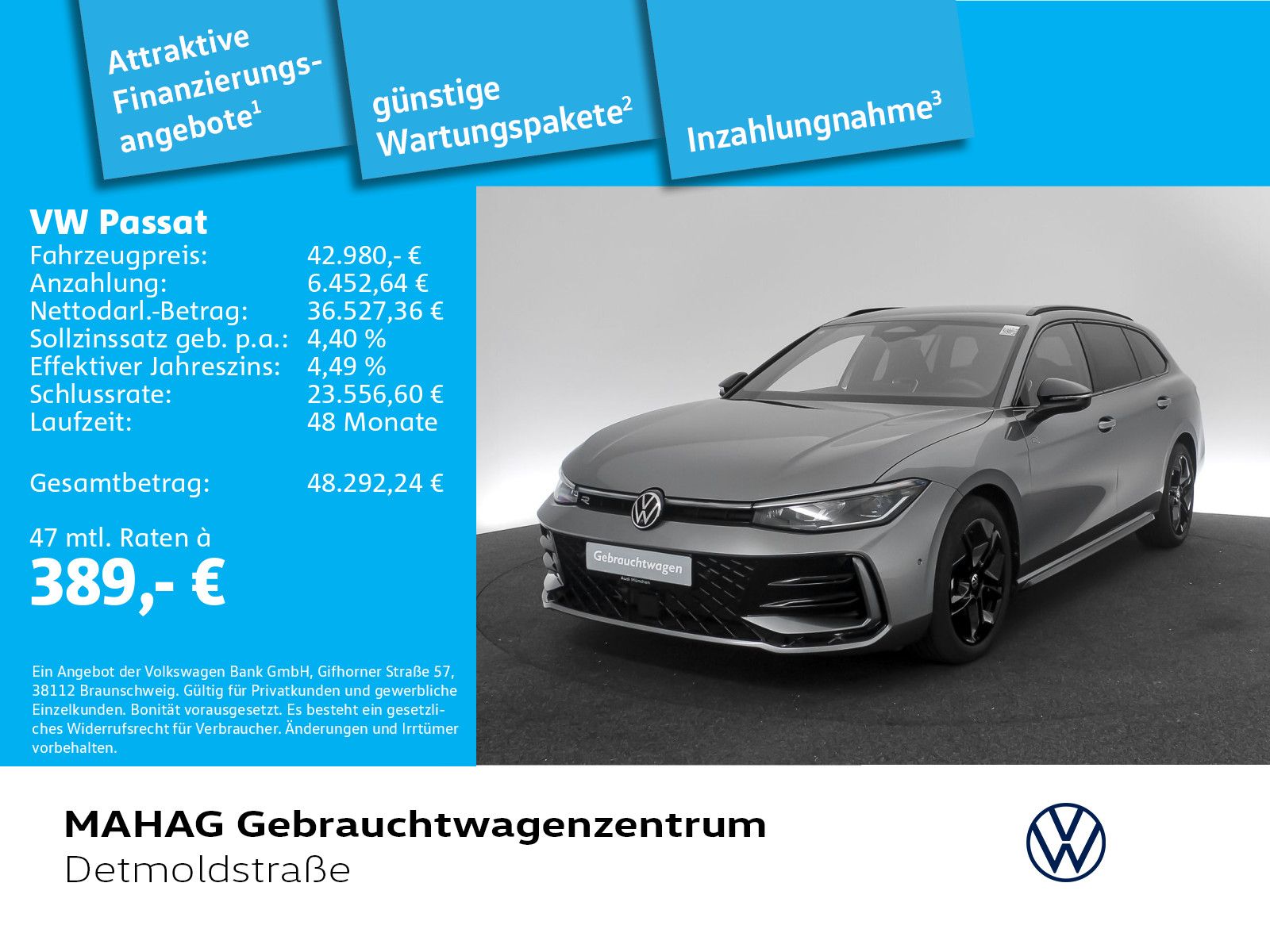 VW Passat R-Line 4Mot 2.0 TDI BlackStyle IQ.Light I