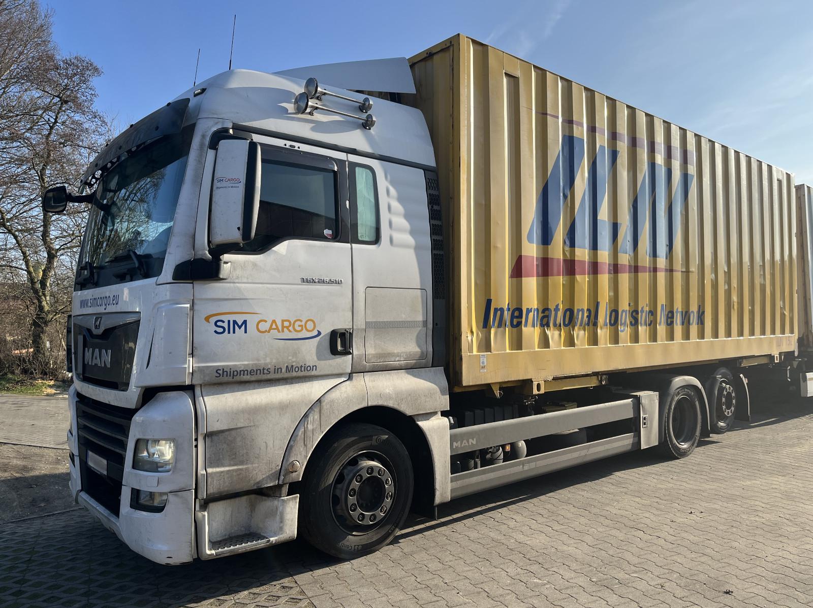 MAN TGX 26.510 inkl. Container