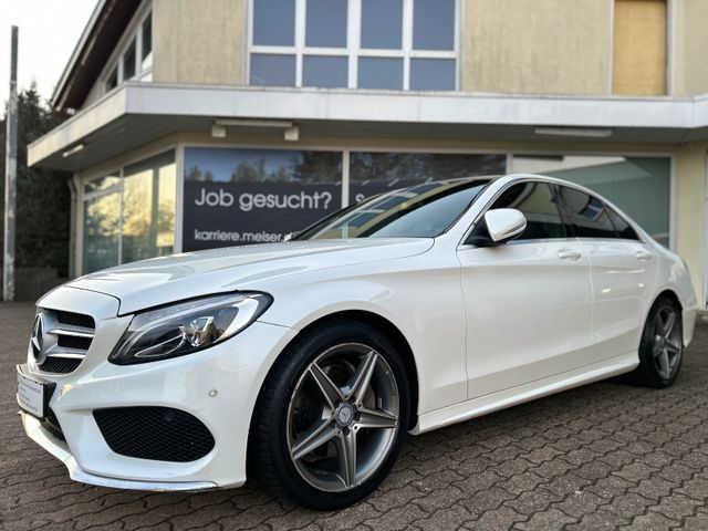 Mercedes-Benz C 220d Lim. AMG Navi LED Leder Panorama Alu Pdc