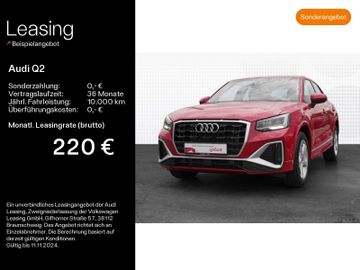 Audi Leasing Angebot: Audi Q2 30 TFSI S line Navi*LED*EPH*GRA