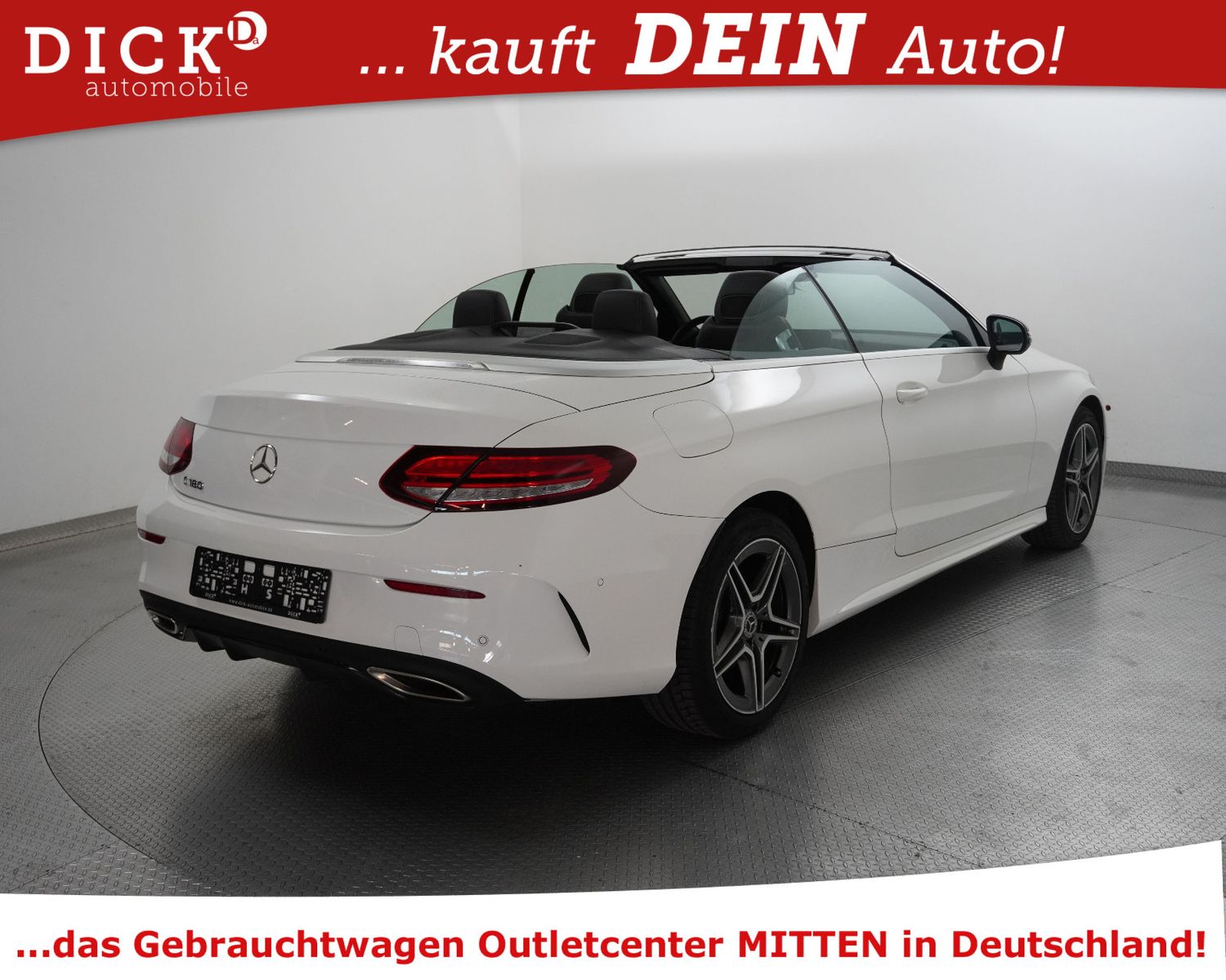 Fahrzeugabbildung Mercedes-Benz C 180 Cabrio 9G 2X AMG AIRSC+KAM+LED+ACC+NAV+SHZ