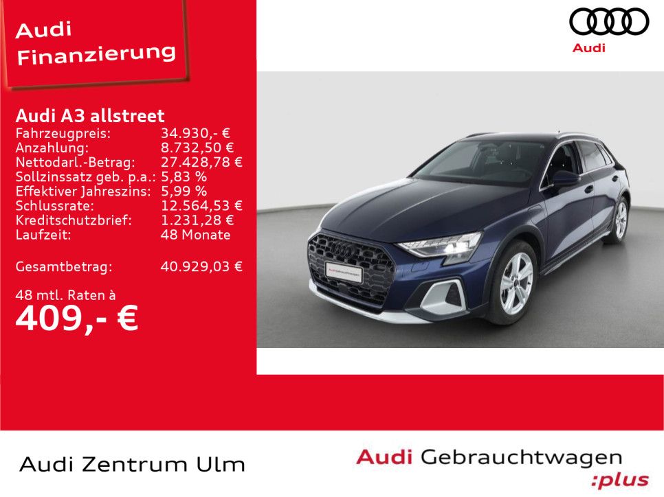 Audi A3 allstreet TFSI e AHK LED NAVI+ R-KAM 5J.GAR. imagem 3
