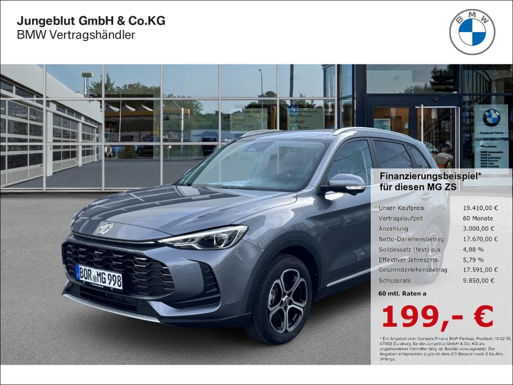 MG ZS 1.5 T 85 kW Comfort 17''+Regensensor+LED+360°