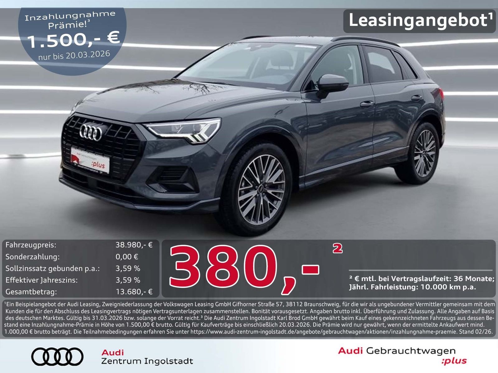 Audi Q3 35 TFSI NAVI+ LED AHK 19" ACC advanced
