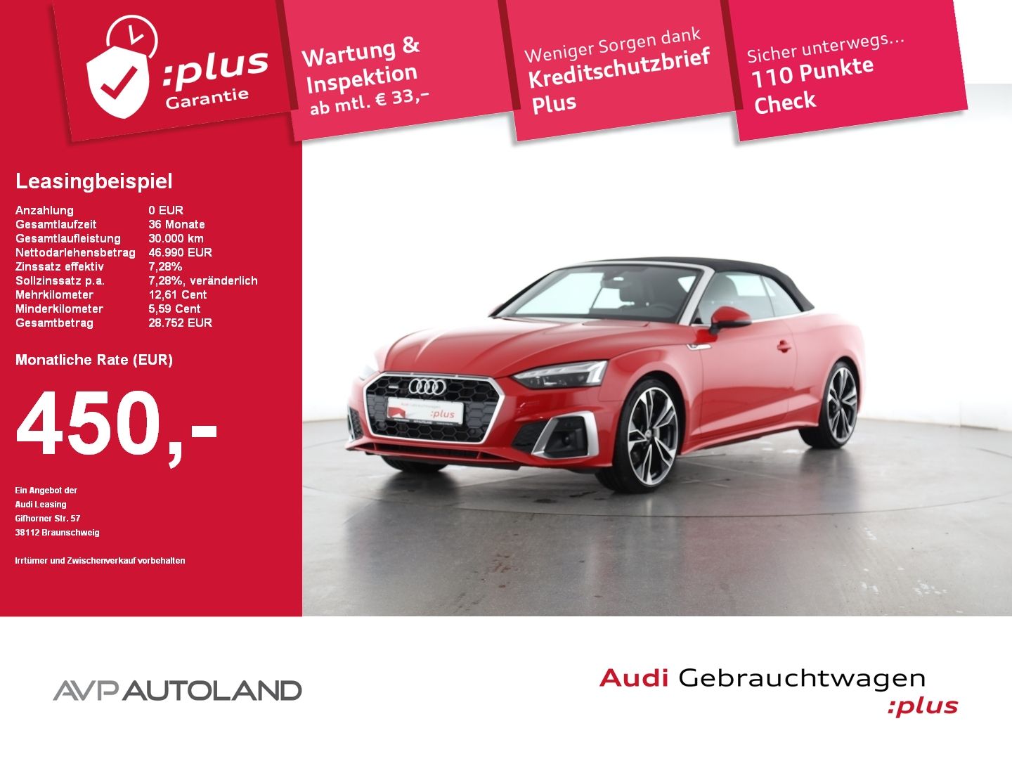 Audi A5 Cabriolet 40 TDI quattro S tronic S line | WR