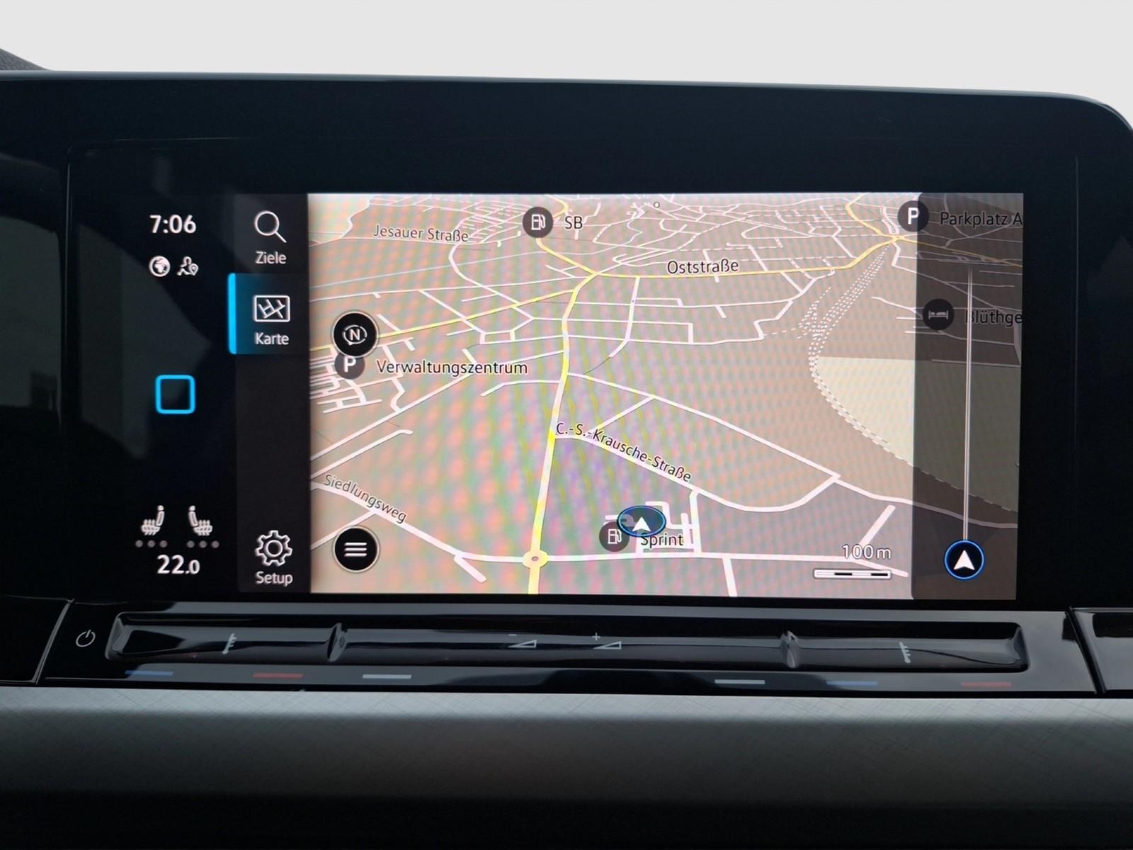 Volkswagen Golf VIII TDI Life LED AHK Navi AID ACC PDC SHZ, миниатюра 15
