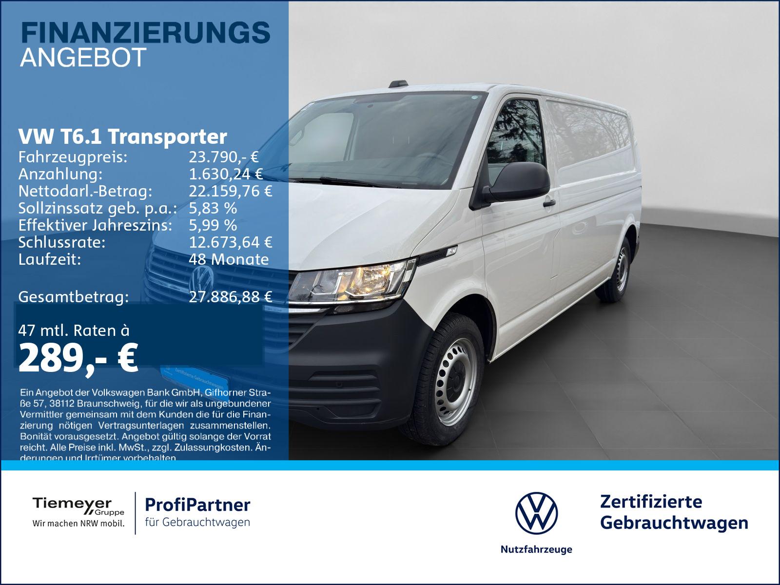 Volkswagen T6.1 Kasten LR LANG REGALAUSBAU AHK NAVI