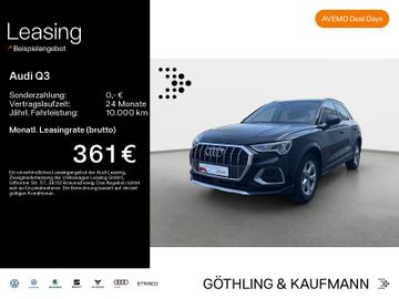 Audi Leasingangebot: Audi Q3 advanced 35 TDI 110(150) kW(PS) S tronic