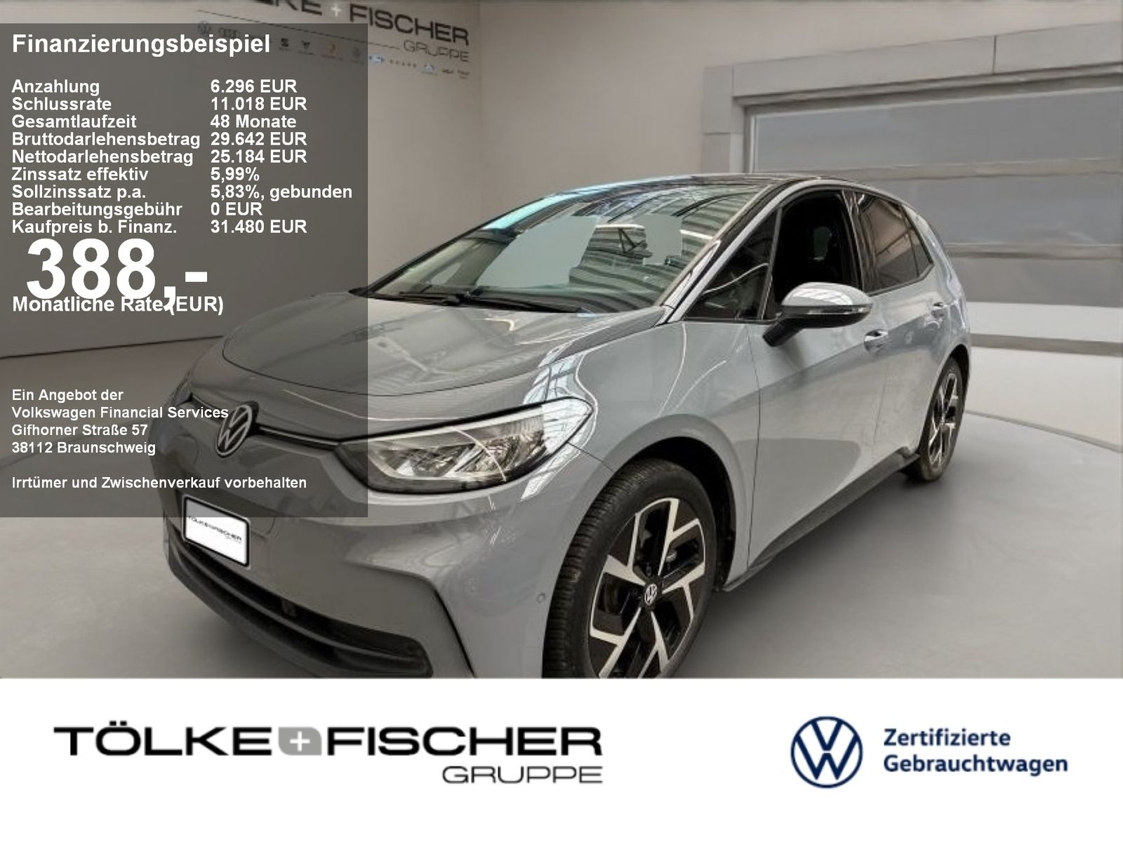 VW ID.3 (58kWh) Pro Move ACC AHK AUT Kam. Navi LED
