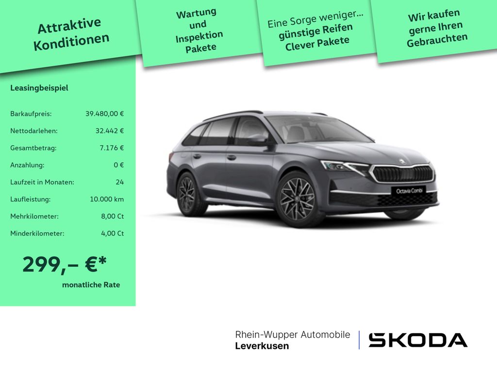 Octavia Combi Selection 2,0 TDI MATRIX KAM 360°