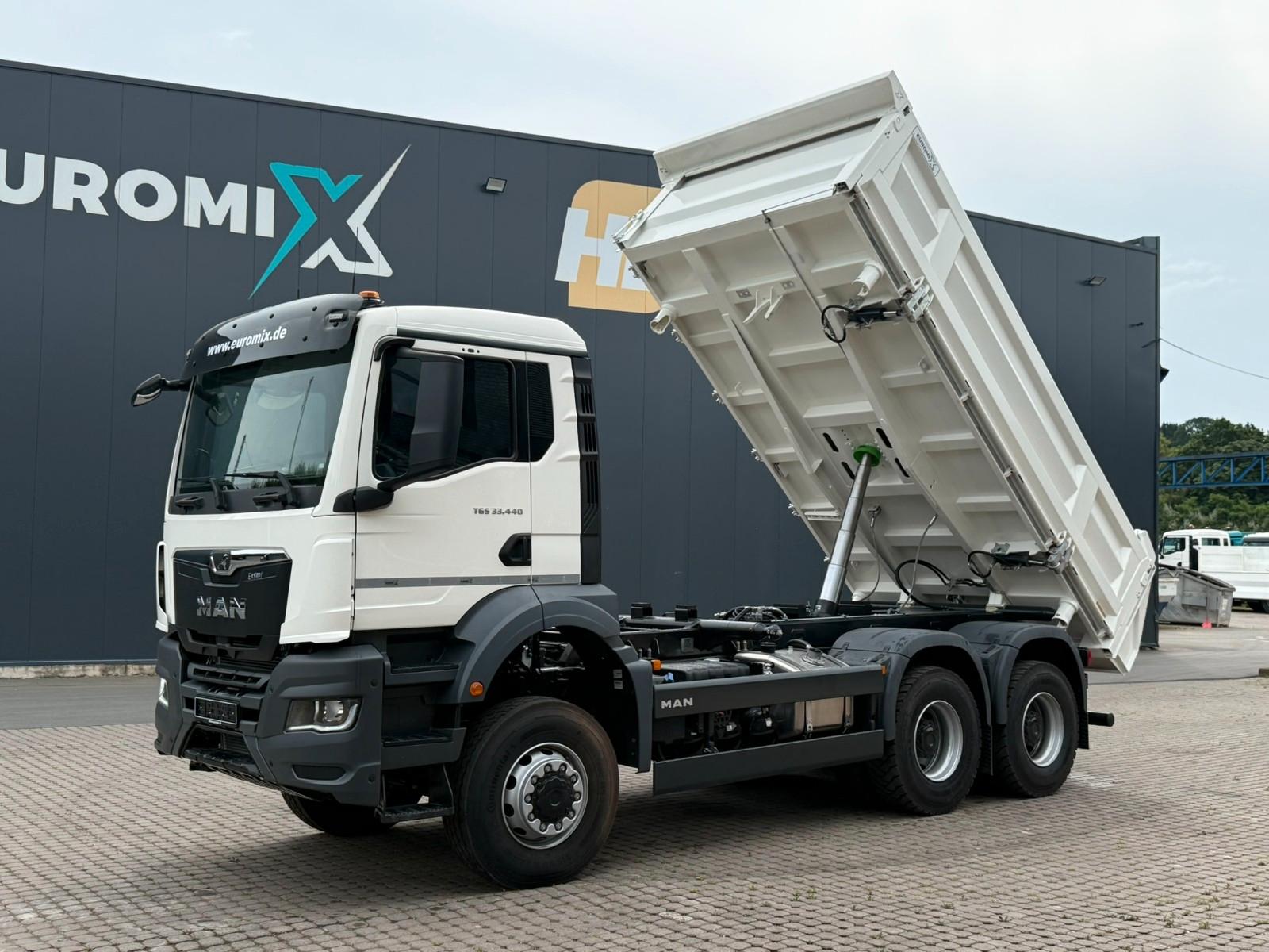 MAN TGS 33.440 6x6 /Euro6 3-Seiten-Kipper EuromixMTP