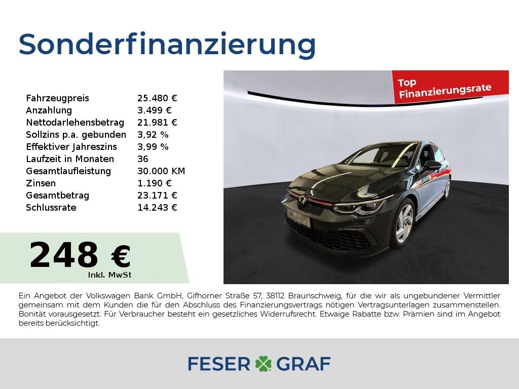 Golf GTI 2.0 TSI DSG RFK Navi SHZ LHZ ACC BLIS