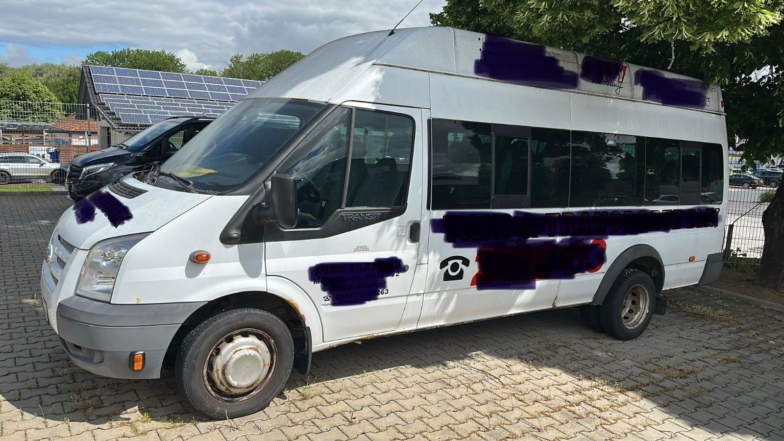 Ford Transit 2,2 Maxi Klima 17 Sitz. Zwillingsbereift