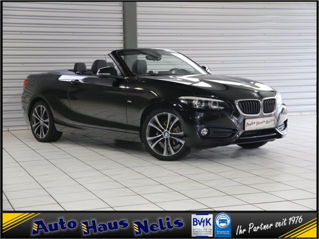 BMW 218i Cabrio Sport Line LED Navi HK-Sound Lenkrad