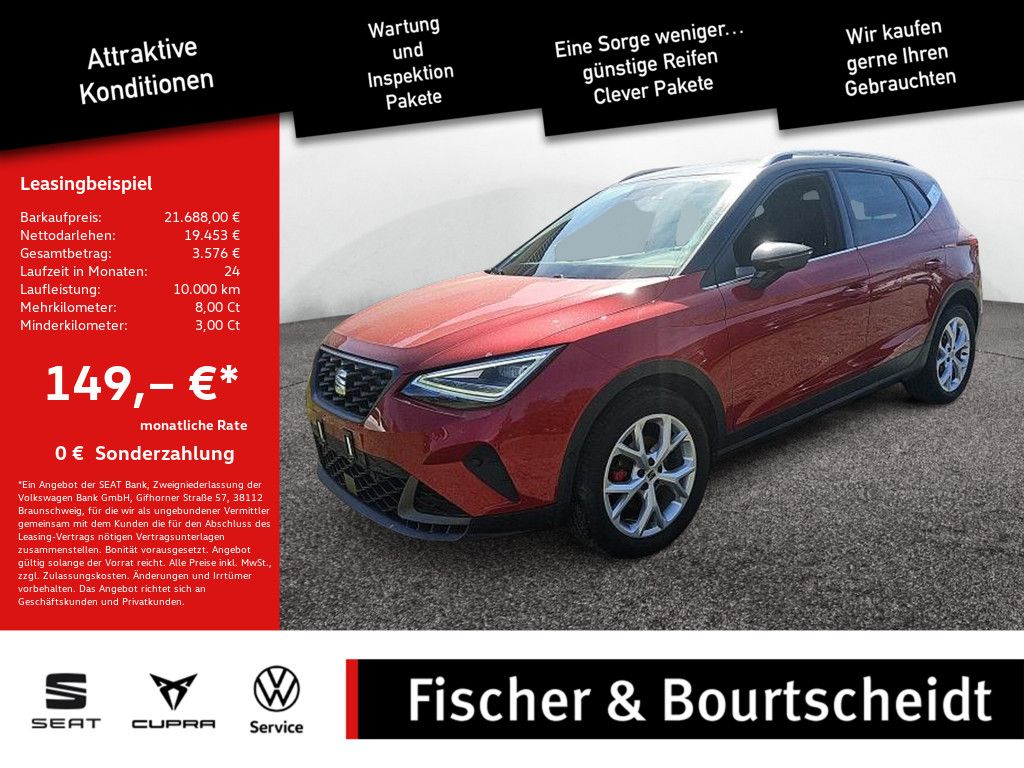 Seat Arona 1.0 TSI FR DCC KAMERA NAVI ACC FACEL. LED