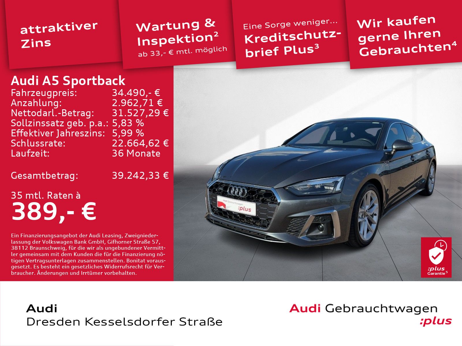 Audi A5 Sportback 40 TDI Q.S-Line Business Navi AHZV foto 2