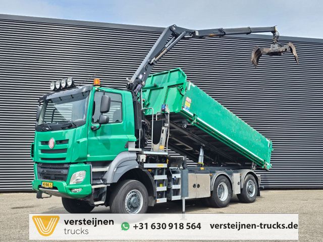 Tatra T158/II 6X6 / HMF Z CRANE + 2 SIDE TIPPER