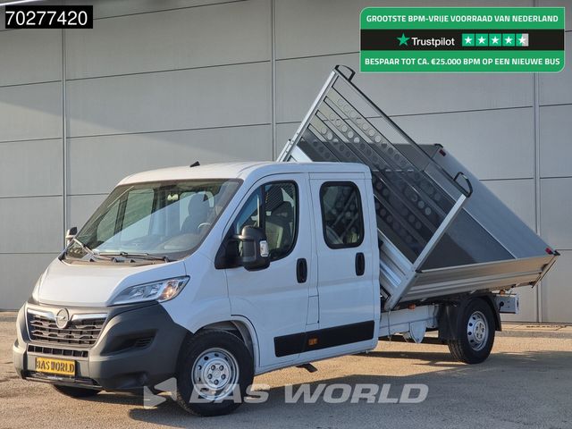 Opel Movano 140PK 3 zijdige Kipper Dubbel Cabine Trek