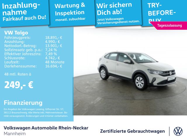 Volkswagen Taigo 1.0 TSI PDC App-Connect Lane Assist Front