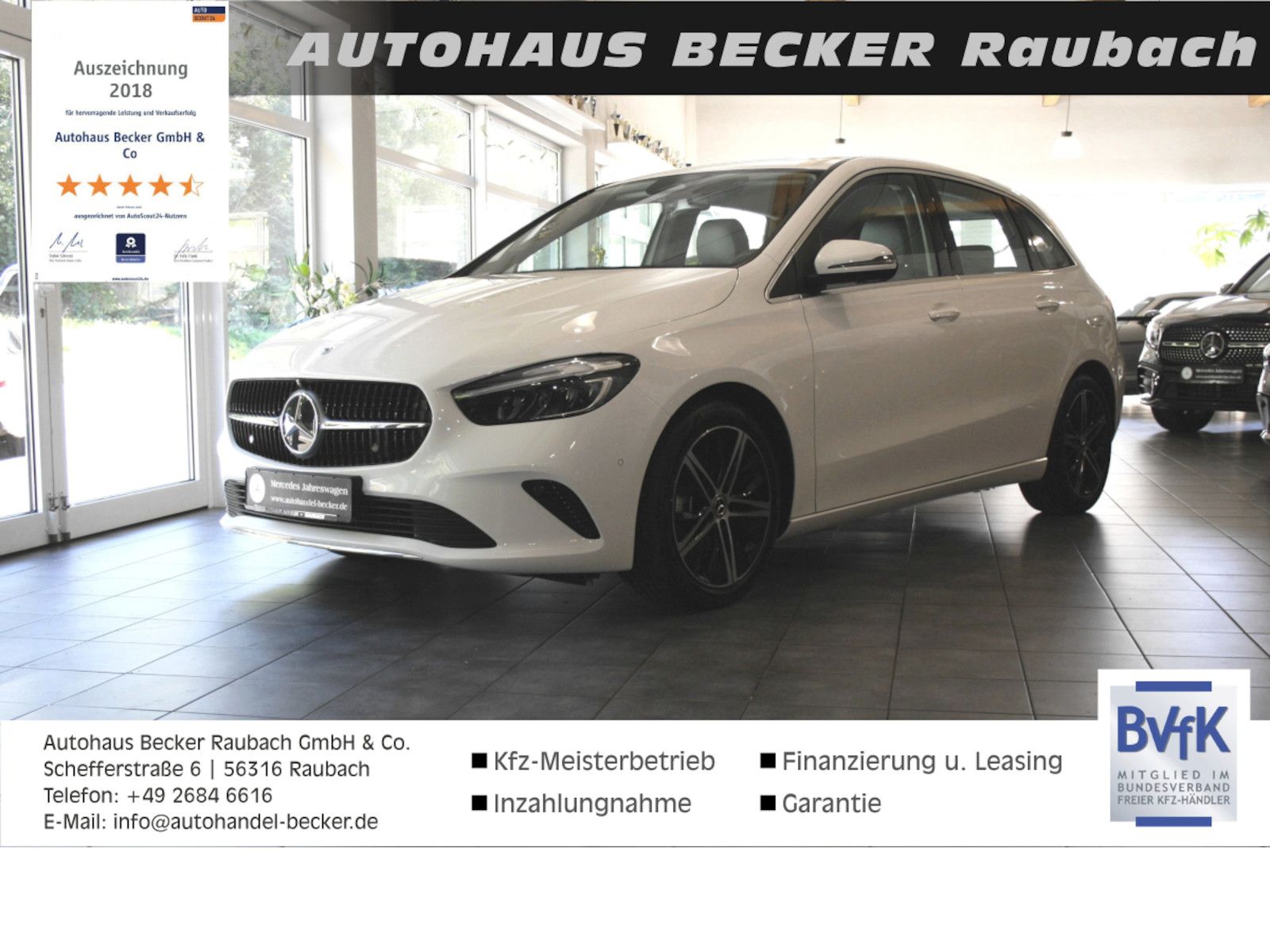 Fahrzeugabbildung Mercedes-Benz B 200 Progres.Advanced*Totwinkel*Memory*AHK*360°