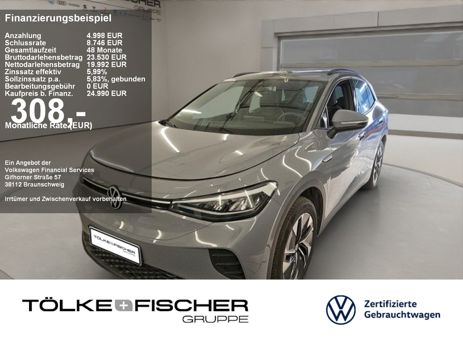 VW ID.4 Pure Performance W ACC AUT Navi KlimaA. LED