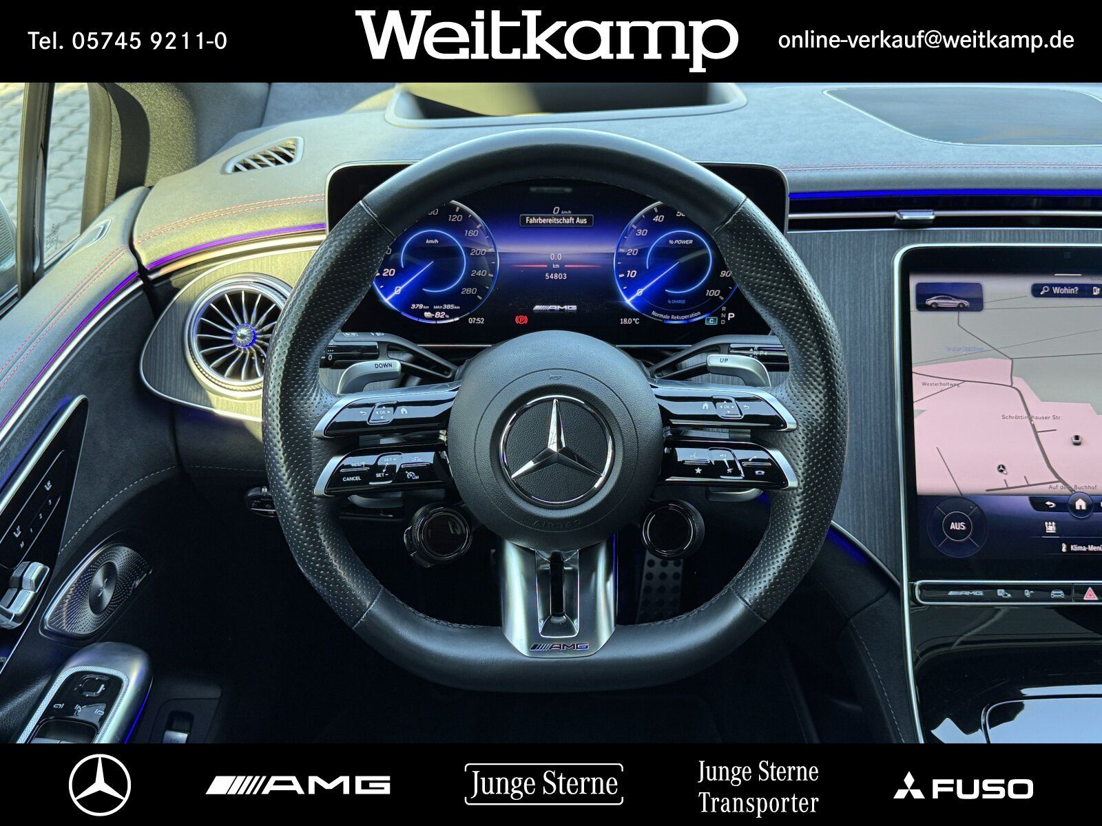 Mercedes-Benz AMG EQE 53 4M+ Night+21"+PremPlus+Massage+Pano foto 18