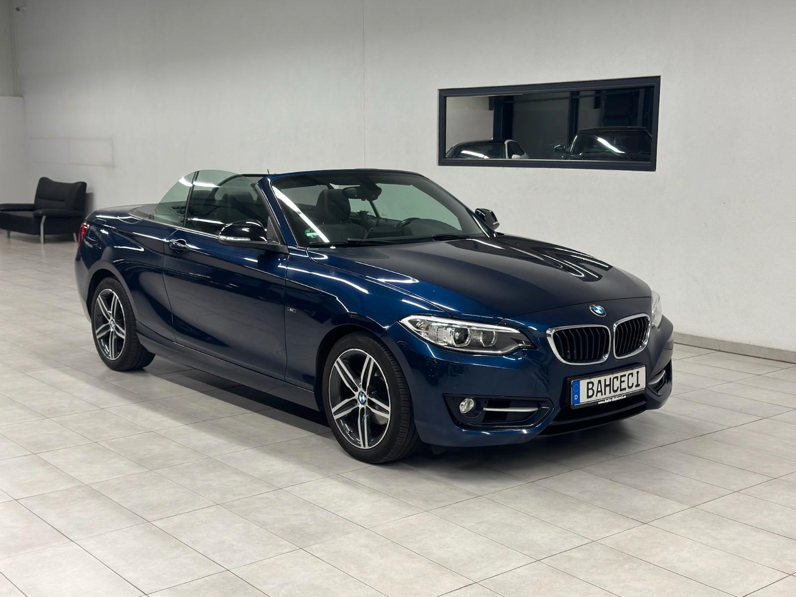 BMW 218i Cabrio*Xenon*Key Less*Klima*SHZ*Navi*PDC*
