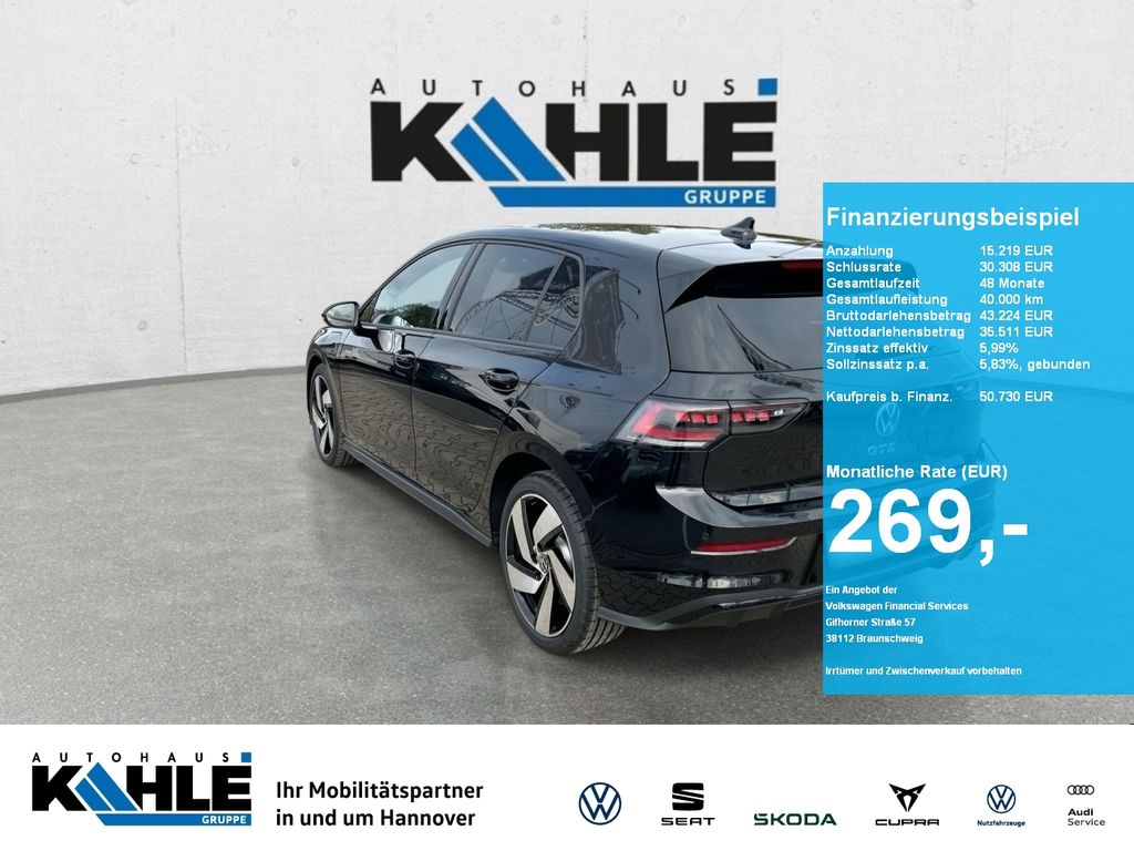 Golf GTE 1.5 l eHybrid OPF / 85 kW (116 PS) ACC