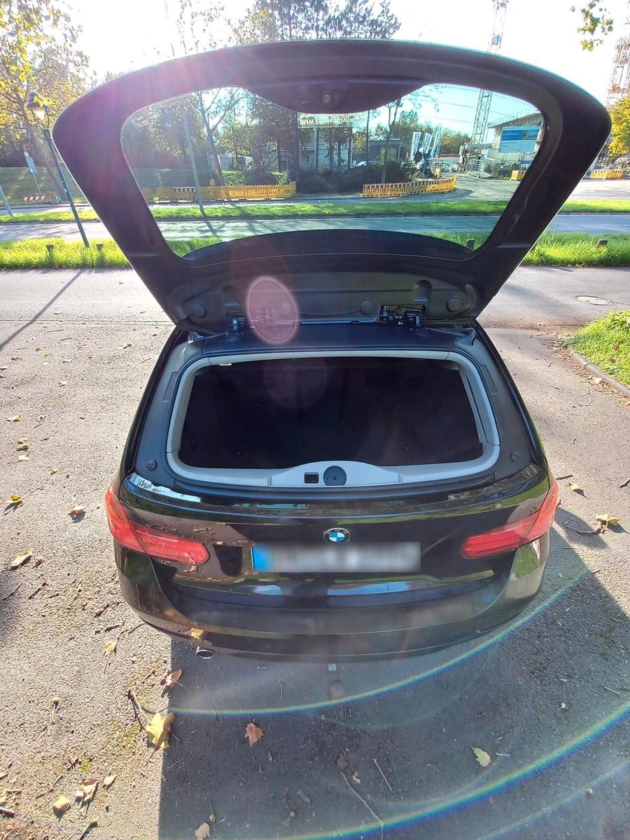 BMW 318 2013 — rear view