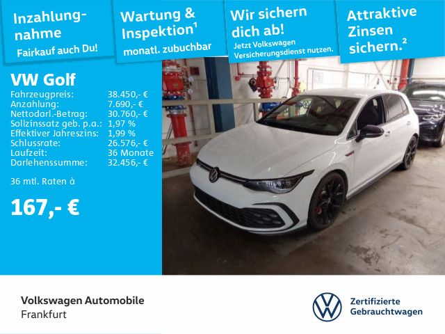 Volkswagen Golf VIII 2.0 TSI DSG GTI Navi IQ.Light DAB+ Fro