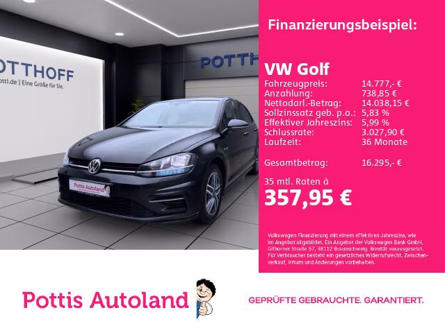 Volkswagen Golf 1.5 TSI R-LINE NAVI SITZHZG PDC KLIMA