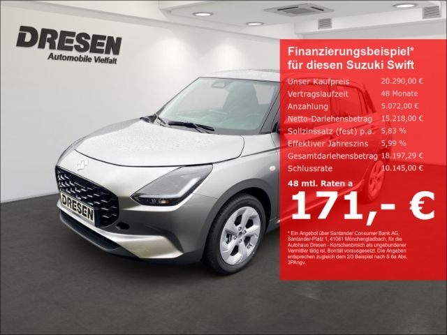 Suzuki Swift Hybrid Comfort Totwinkelassistent+Rückfahr