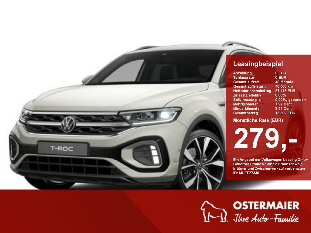 Volkswagen T-Roc R-Line 1.5TSI 150PS DSG 4J-GARANTIE,AHK,NA