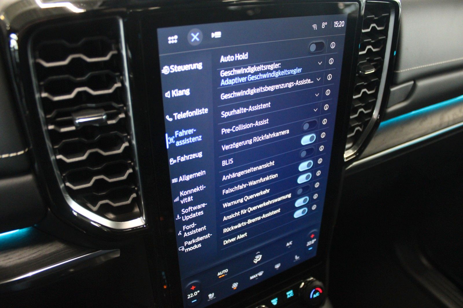 Fahrzeugabbildung Ford Ranger Platinum Automatik LEDER AHK ROLLO STDH