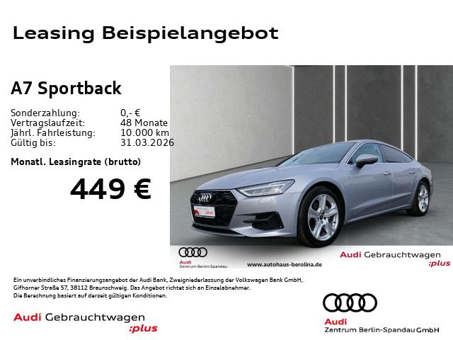 Audi A7 Sportback 45 TFSI S tronic *HuD*360°*NAV+*