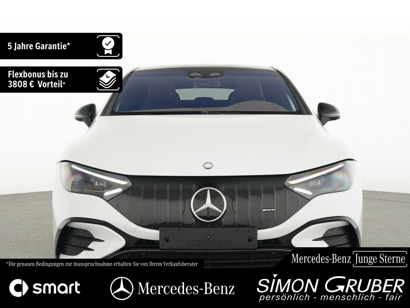 Fahrzeugabbildung Mercedes-Benz EQE 43 4M AMG NightII Carbon Airmatic HUD Hyper
