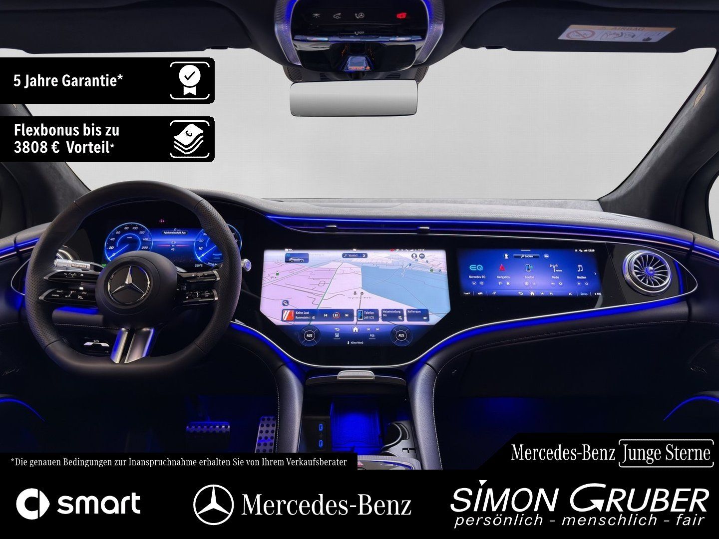 Fahrzeugabbildung Mercedes-Benz EQS 580 4M SUV AMG Premium+ Massage AHK 7 Sitze