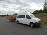 Volkswagen T 5 Selbstausbau Gesamtpaket mit Schlauchboot - Wohnmobil oder -wagen Selbstausbau