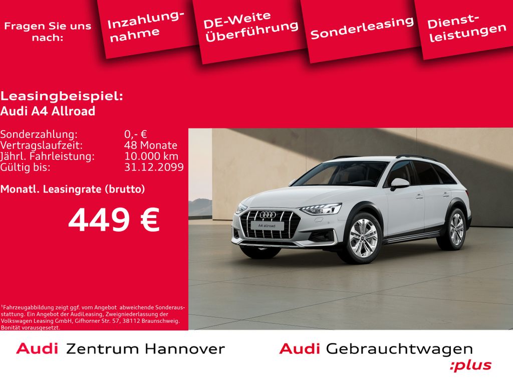 A4 allroad 40 TDI quattro AHK LED Kamera virtual