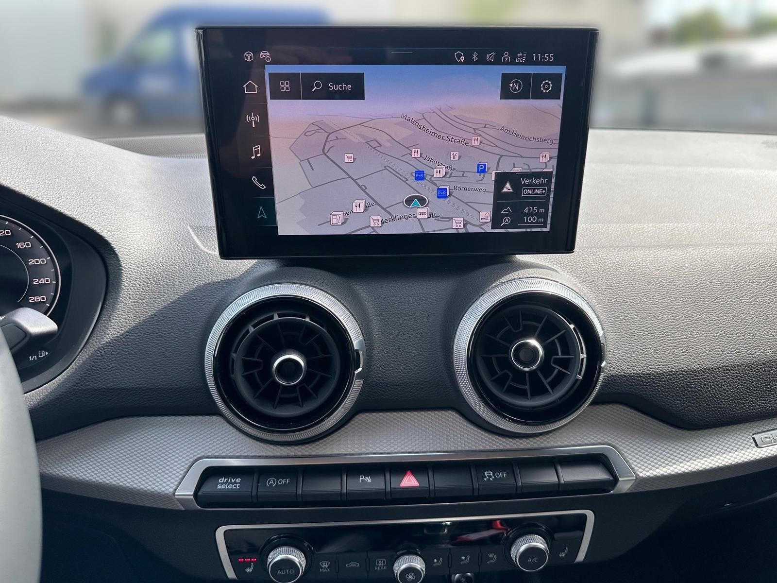 Audi Q2 advanced NAVI*LED*RFK*17LM*LEDER*GRA*5J GAR, миниатюра 7