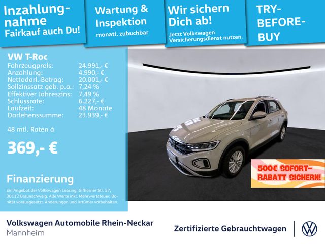 Volkswagen T-Roc 1.5 TSI Life DSG AHK PDC LED uvm