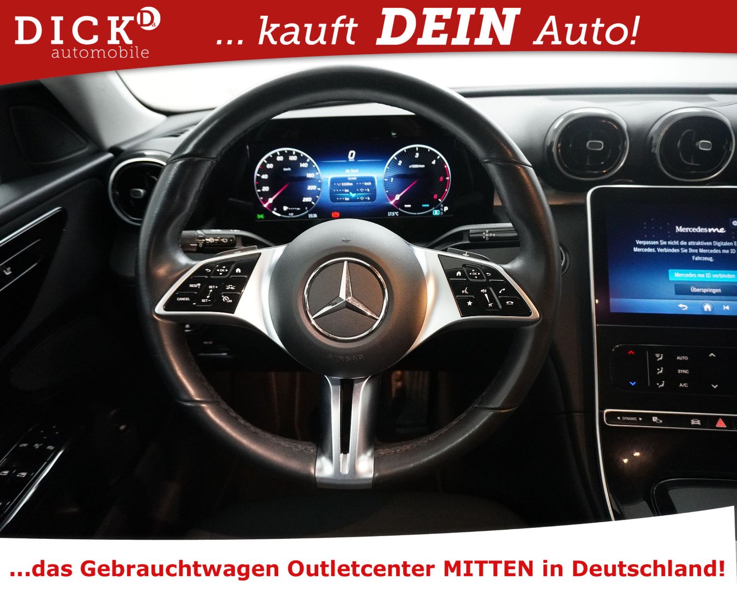 Fahrzeugabbildung Mercedes-Benz C 220d T 9G >NAVI+KAMERA+LED+ACC+SHZ+WIDESC+17"