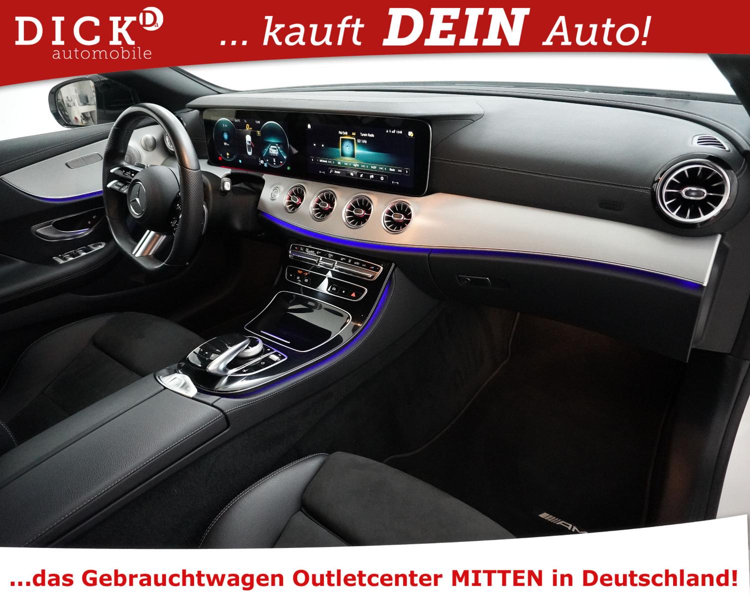 Mercedes-Benz E220d Cabrio 2X AMG NIGHT+WIDESC+STNDHZ+BURM+20"