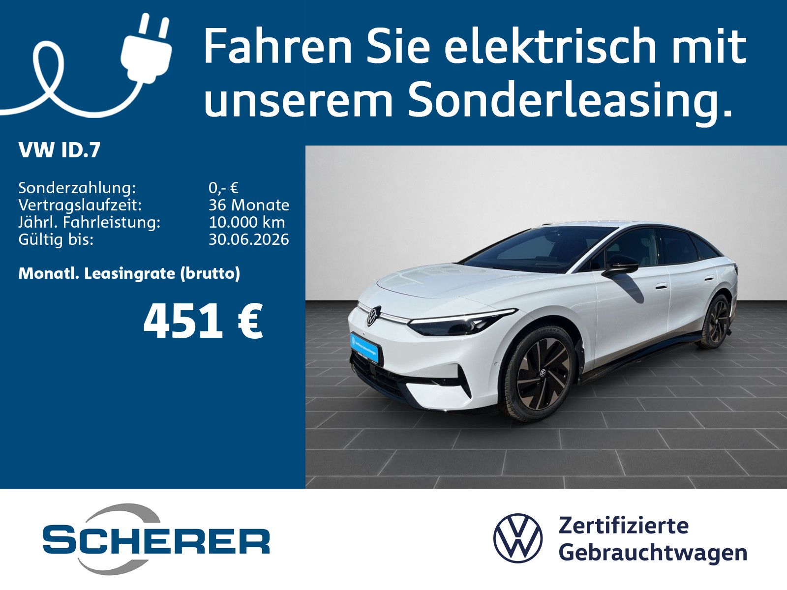 Volkswagen ID.7 Pro 210kW NAVI 360° KAMERA MATRIX-LED SHZ
