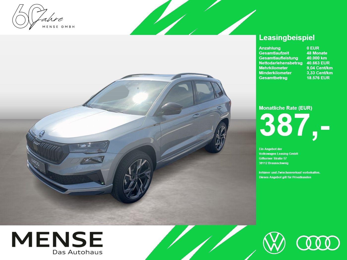 Skoda Karoq 2.0 TDI 4x4 Sportline Matrix AHK Pano SD